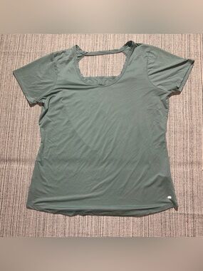 MARIKA Women's Activewear Short Sleeve Tee Size XXL In Green